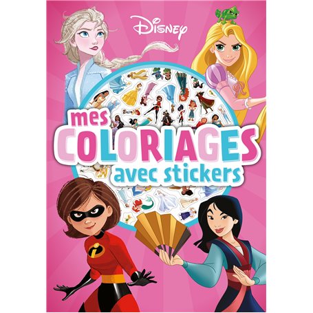 DISNEY - Mes Coloriages avec stickers - Girl Power 4,84 €