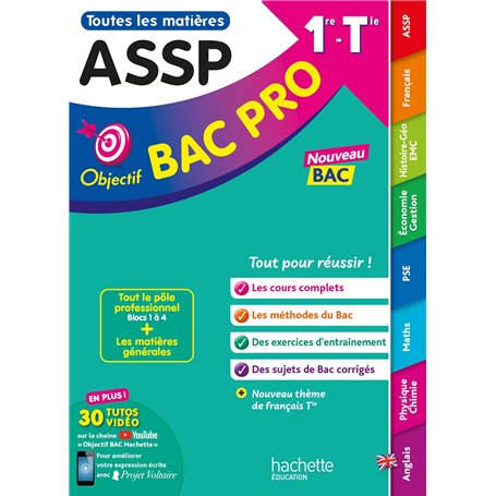 Objectif bac pro - ASSP (1re et Term) - Toutes les matières - BAC 2025
