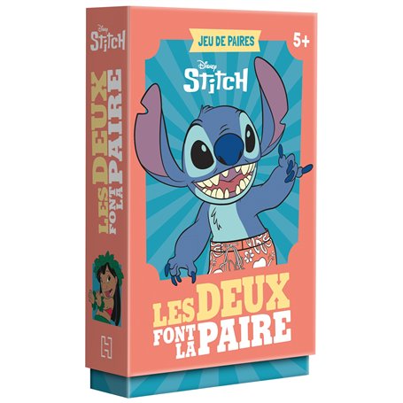 STITCH - Jeu de cartes - Les Deux font la paire