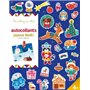 Autocollants Joyeux Noël ! avec 6 décors - pochette avec accessoires