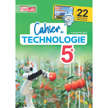 Cahier de Technologie 5e - Ed. 2025