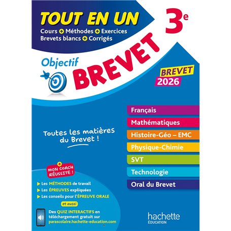 Objectif Brevet - Tout-en-un 2026