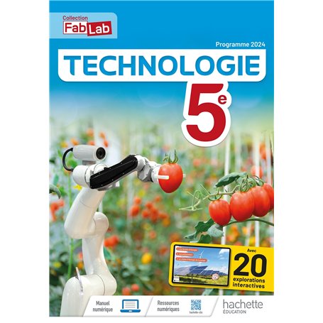 Technologie 5e - Livre élève - Ed. 2024