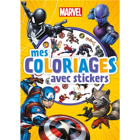 MARVEL - Mes Coloriages avec stickers