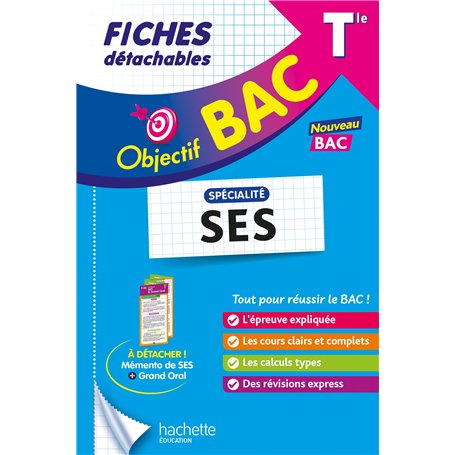 Objectif BAC Fiches - Spécialité SES Tle