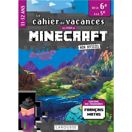 Fans de Minecraft & co - Cahier de vacances de la 6e à la 5e