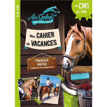 Cahier de vacances AU GALOP du CM1 au CM2