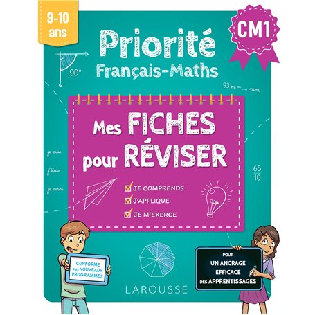 Priorité Français Maths - Mes Fiches pour réviser - CM1