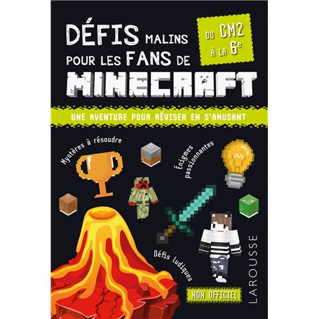 Défis malins pour les fans de Minecraft - du CM2 à la 6e