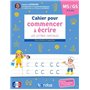 Cahier pour commencer à écrire MS GS