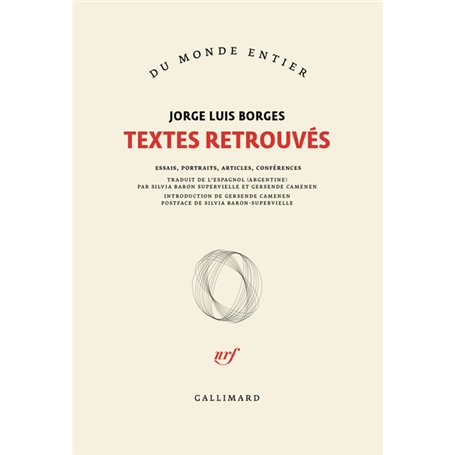 Textes retrouvés