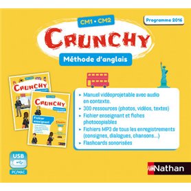 Crunchy Anglais CM - Clé USB 2019