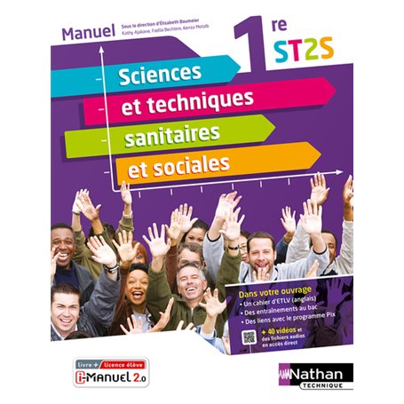 Sciences et techniques sanitaires et sociales 1re ST2S (Manuel Réflexe) Livre + licence élève 2021