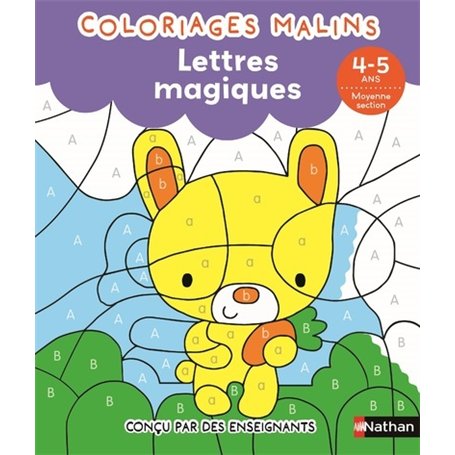 Lettres magiques MS - Coloriages malins