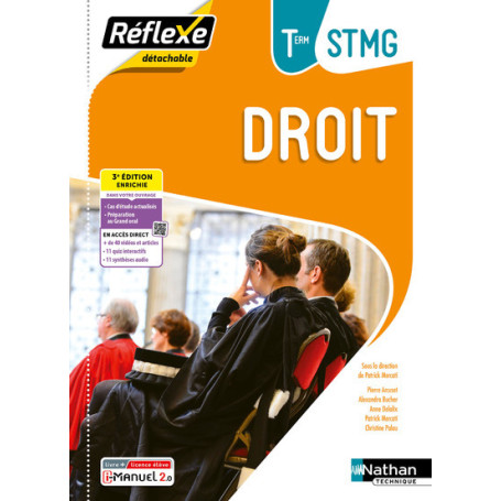 Pochette Réflexe - Droit Tle STMG BAC STMG - 2024 - Pochette - élève - + iManuel