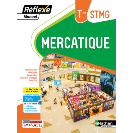 Manuel Réflexe - Mercatique Tle STMG BAC STMG - 2024 - Manuel - élève - + iManuel