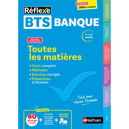 Toutes les matières BTS Banque - Réflexe N° 18