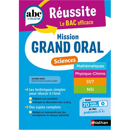 ABC Réussite - Mission Grand oral - Sciences - Spécialités Term - Maths
