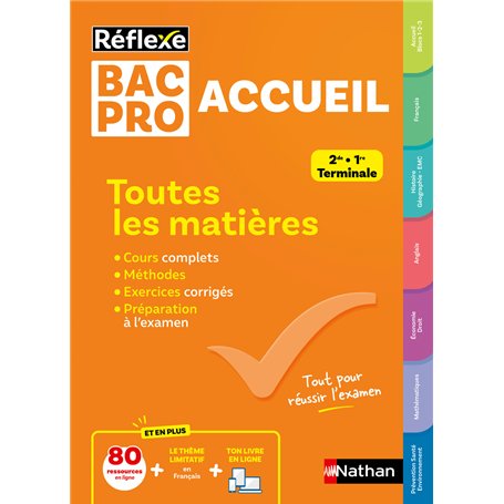 Toutes les matières BAC PRO Accueil - Réflexe N° 18