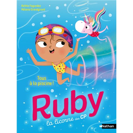 Ruby la licorne des CP : Tous à la piscine !