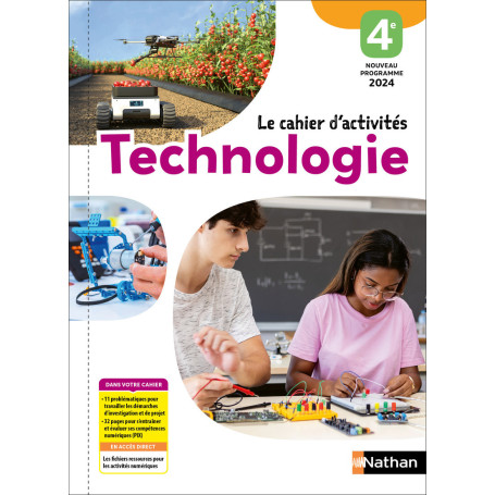 Technologie - Cahier d'activités 4ème - Éd. 2025