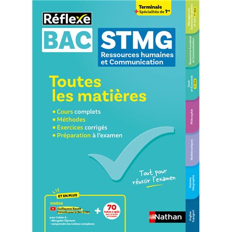 Toutes les matières Bac STMG - Spécialité Ressources humaines et communication Tle + spécialités de 1re - Réflexe - N° 2