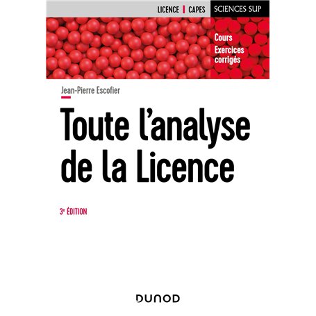 Toute l'analyse de la Licence - 3e éd.