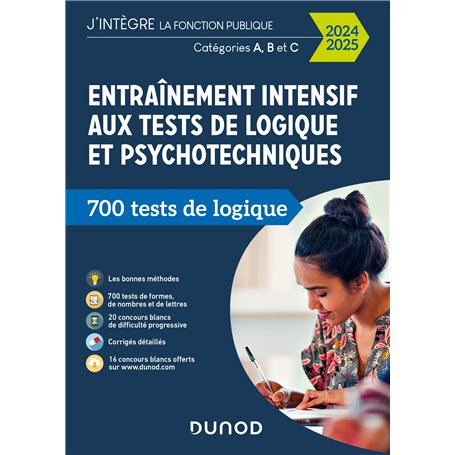Entraînement intensif aux tests de logique et psychotechniques - 2024-2025