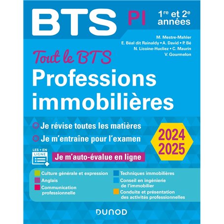 Tout le BTS Professions immobilières - 2024-2025