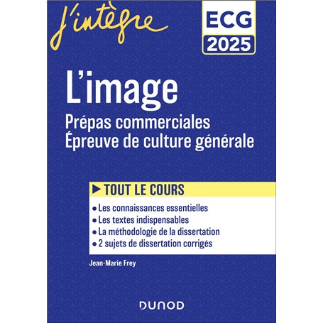 L'image - Prépas commerciales ECG - Epreuve de culture générale 2025