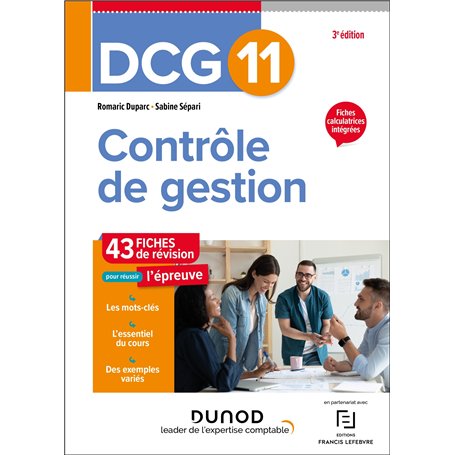 DCG 11 Contrôle de gestion - Fiches de révision - 3e éd.