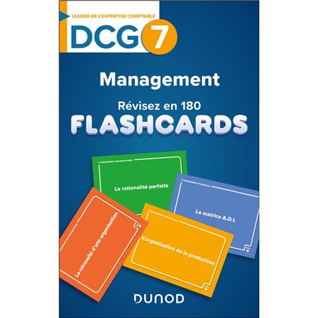 DCG 7 - Management - révisez en 180 flashcards !