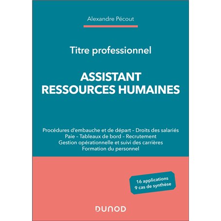 Titre professionnel Assistant Ressources humaines