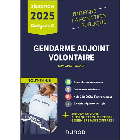 Epreuves de sélection Gendarme adjoint volontaire 2025