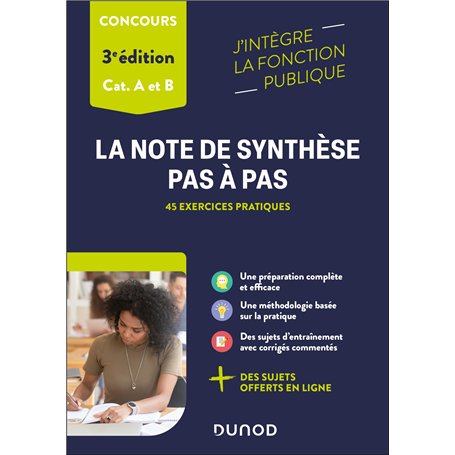 La note de synthèse pas à pas - 3e éd.