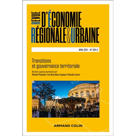 Revue d'économie régionale et urbaine Nº2/2024