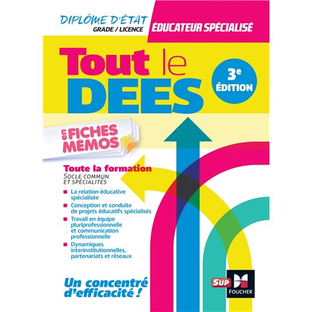 Tout le DEES en fiches mémos - Diplôme d'état Educateur spécialisé - 3e édition - Révision