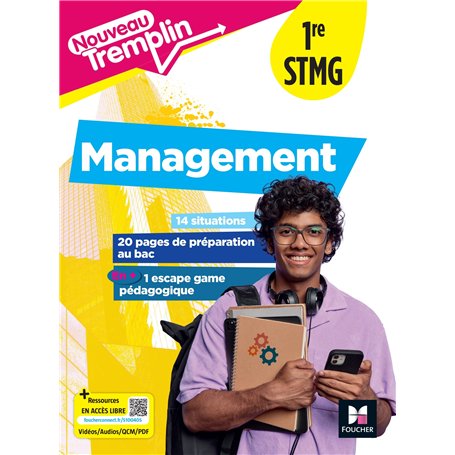Nouveau Tremplin - Management - 1re STMG - Éd. 2025 - Livre élève