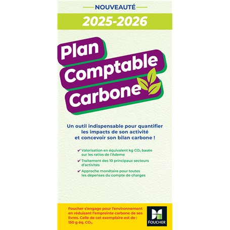 Plan comptable carbone 2025-2026