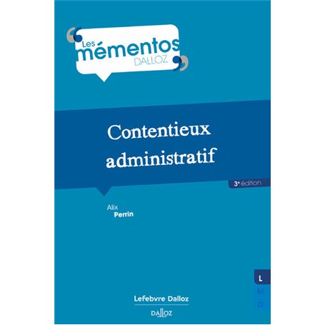 Contentieux administratif. 3e éd.