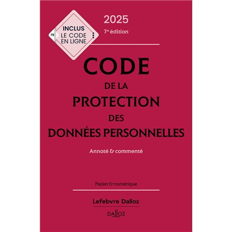 Code de la protection des données personnelles 2025