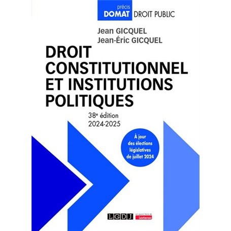 Droit constitutionnel et institutions politiques 40,12 €