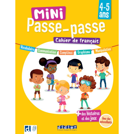 Mini Passe-passe 4-5 ans - Cahier de français