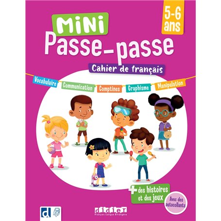 Mini Passe-passe 5-6 ans - Cahier de français