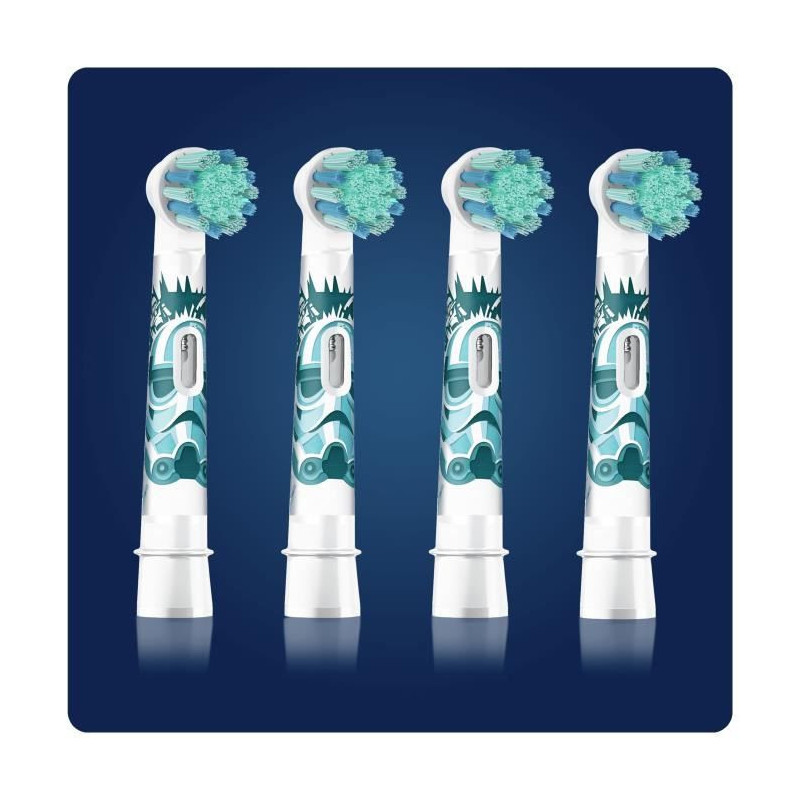 Image secondaire de Oral-B Kids 80352668 tête de brosses 1 pièce(s) Bleu, Rouge