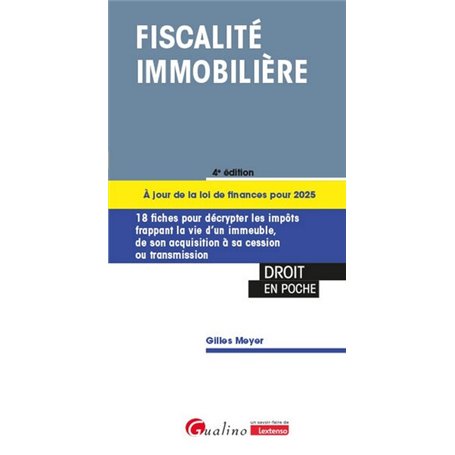 Fiscalité immobilière