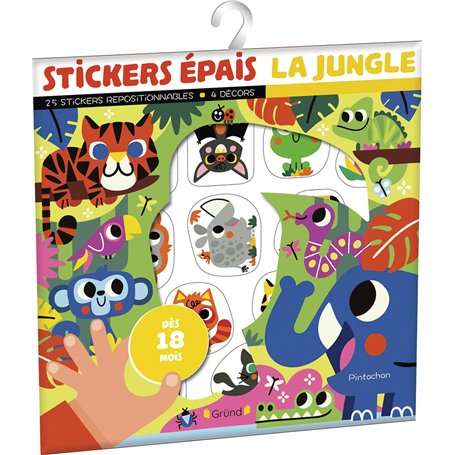 Stickers épais - La jungle