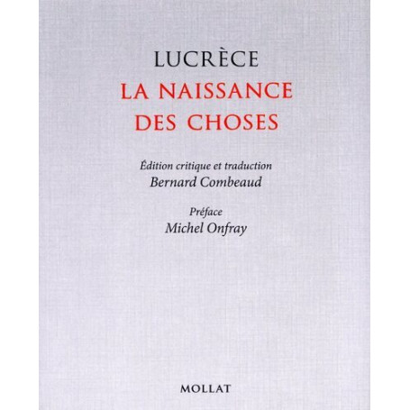 Lucrèce, la naissance des choses 44,03 €