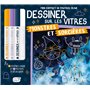 MON COFFRET DE FEUTRES CRAIE - DESSINER SUR LES VITRES MONSTRES ET SORCIÈRES