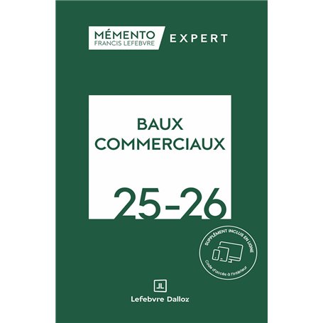 Mémento Baux commerciaux 2025-2026